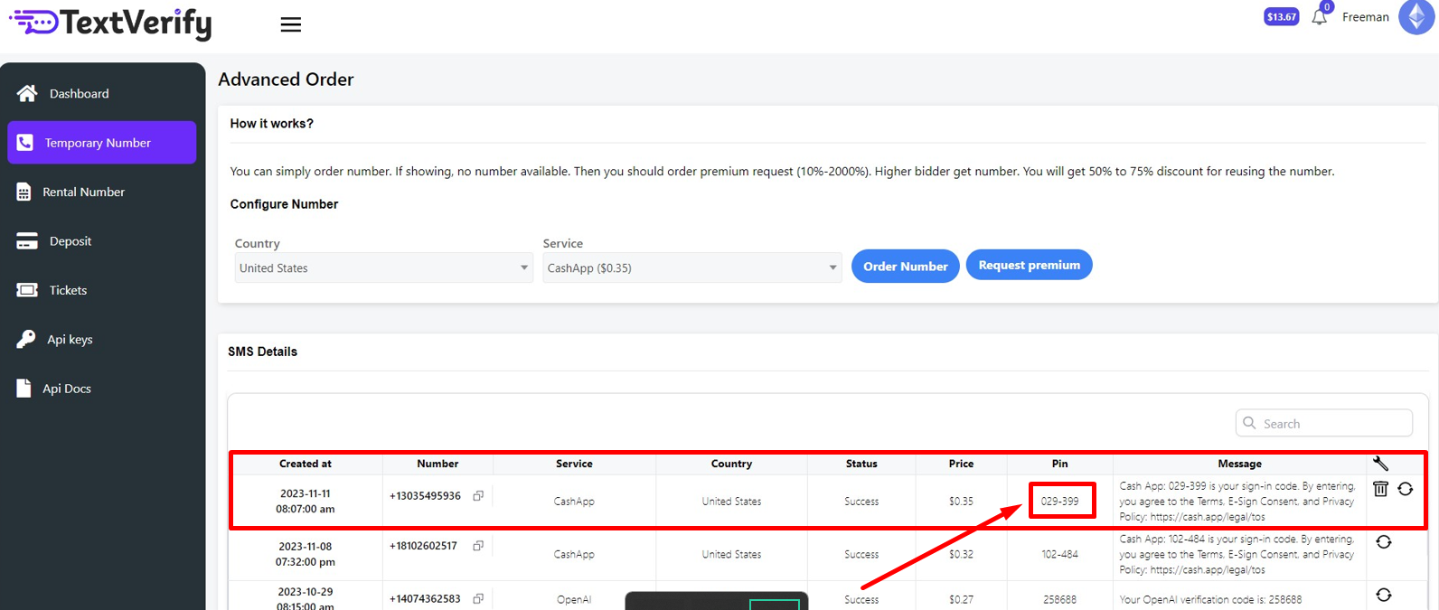 Non Voip Number
